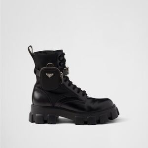 Authentic Prada Monolith Boots with Pouch ✨ size 6 (36 EU)